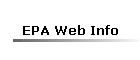 EPA Web Info